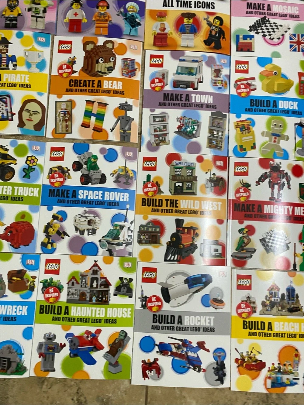 My LEGO World Collection Box Set 24 of 25 Books (Vol 1 Missing) Build Ideas